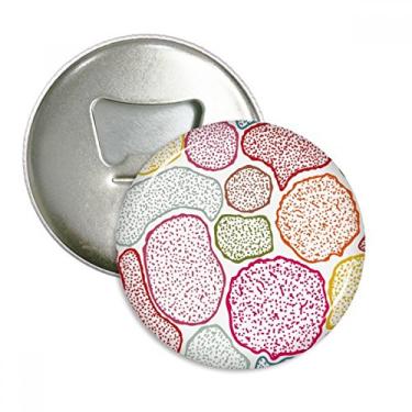 Imagem de Microscópio colorido, estrutura de células, abridor de garrafa biológico, emblema multifuncional