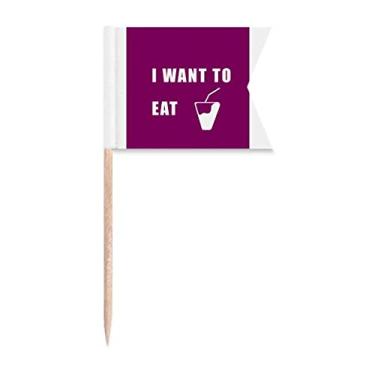 Imagem de Drink Desire Life Art Deco Presente Fashion Palito Bandeiras Marcadoras para Bolo Festa Prato de Queijo