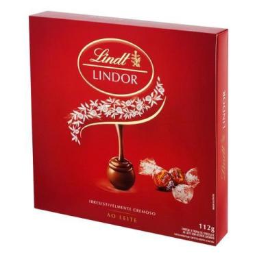 Imagem de Chocolate Lindt Recheado Ao Leite Lindor Milk Gift Box 112G