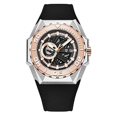 Imagem de Pagani Design Relógio Masculino Automático Relógio Masculino Aço Inoxidável Impermeável Relógio Mecânico Masculino Safira Moda Relógio 2022, Ouro rosa, Pt-ys007