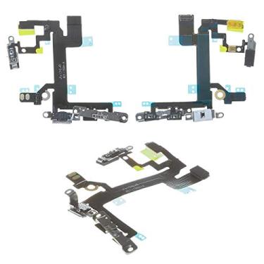 Imagem de Peças de reparo de cabos flexíveis compatíveis com iPhone 5S, (botão Iniciar, botões laterais, com microfone, com componentes, AAA)