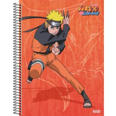 Imagem de Caderno 15 Matérias Capa Dura 240 Folhas Naruto Shippuden Anime - São