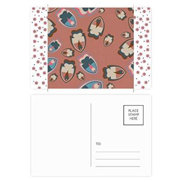 Imagem de Bloco de cores, abstrato, peixes, tropicais, Natal, Natal, flores, celebração, cartão postal Blessing