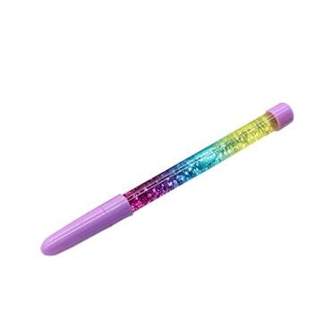 Imagem de Grey990 1 caneta de tinta de gel líquido em movimento com varinha de fada, caneta de escrita para estudantes, canetas roxas