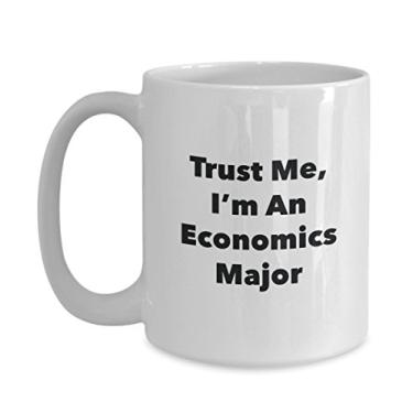 Imagem de Caneca Trust Me, I'm An Economics Major - Caneca de café divertida - Lindas ideias de presentes de formatura para amigos e colegas de classe