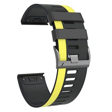 Imagem de DFAMIN 22 26mm pulseira de relógio inteligente para coros VERTIX2 Vertix 2 smartwatch silicone rápido fácil ajuste para Garmin Fenix 7 7X pulseira (cor: c, tamanho: 26mm)