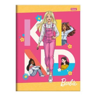 Imagem de Caderno Universitário Brochura Barbie Fashions 80 Folhas Foroni