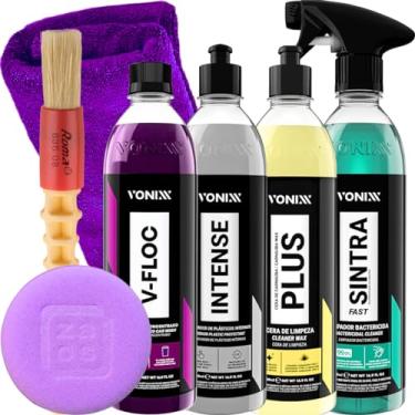 Imagem de Kit Shampoo V-Floc Cera Carnaúba Plus Sintra Fast Intense Vonixx
