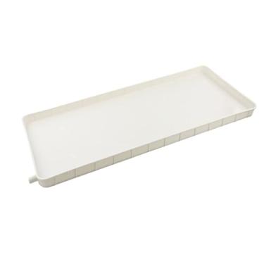 Imagem de Bandeja de drenagem para unidade externa de ar condicionado, bandeja de água de ar condicionado com design de desvio, bandeja de gotejamento de unidade externa de ar condicionado disponível em 1-2P