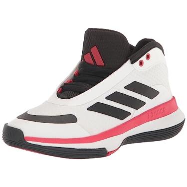 Imagem de adidas Tênis unissex adulto Bounce Legends, Branco/preto/vermelho brilhante, 6.5 Women/5.5 Men