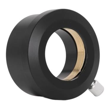 Imagem de Anel Adaptador de Telescópio Profissional de 2 a 1,25 Polegadas, Fácil de Usar, para Observações Lunares, Liga de Alumínio, Preto