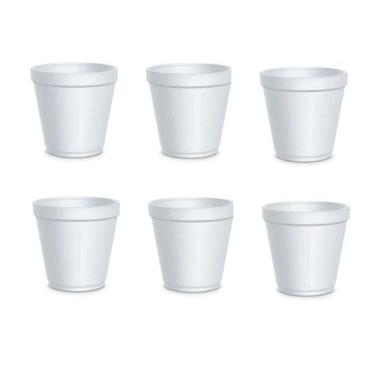 Imagem de Kit 500 Copos Isopor 120ml termico P/ Café Sopa Chá sorvete - Genérica