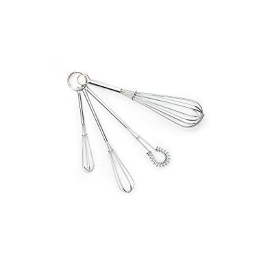 Imagem de Fox Run Mini batedores, cromado, conjunto de 4, metálico, 20 x 5 x 4,4 cm