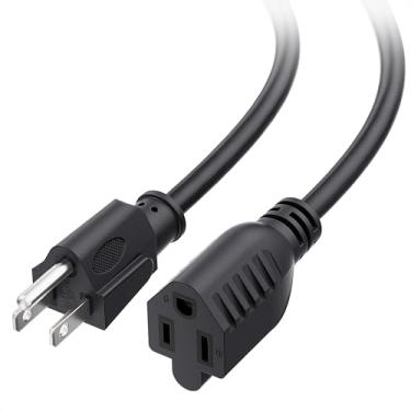 Imagem de Cable Matters Cabo de extensão de energia resistente 16 AWG 15 m, listado UL (extensão de cabo de alimentação/cabos de extensão de 3 garras, NEMA 5-15P para NEMA 5-15R)