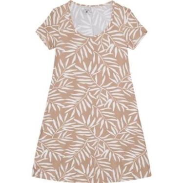 Imagem de Vestido Manga Curta Viscolycra Estampado Malwee Ref. 84980-Feminino