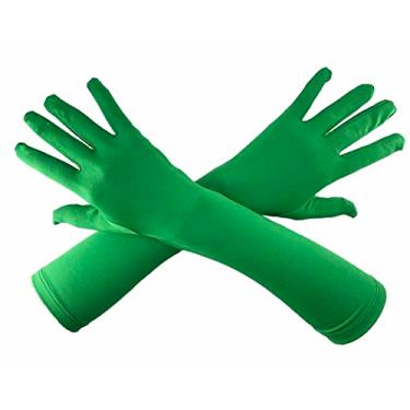 Imagem de Chendvol Máscara verde Chromakey com luvas de tela fundo de efeitos invisíveis para fotografia de tela verde e vídeo fotográfico (luva de 15 polegadas)