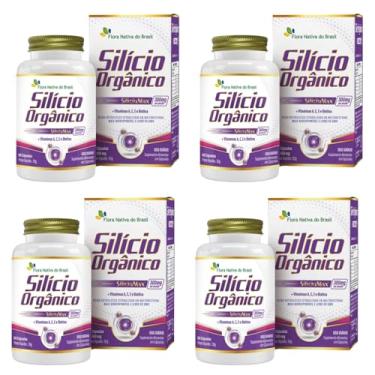 Imagem de 4x Silício Orgânico E Vitaminas 60 Cápsulas Flora Nativa