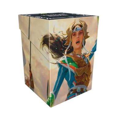 Imagem de Ultra Pro - Tarkir Dragonstorm Eshki, Temur's Roar/Ureni of the Unwritten (Temur Roar Commander Deck) Mais de 100 caixas de baralho para Magic: The Gathering | Caixa de baralho Magic Gathering MTG