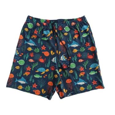 Imagem de Short infantil menino praia - Gérbya, Azul tartaruga, 4
