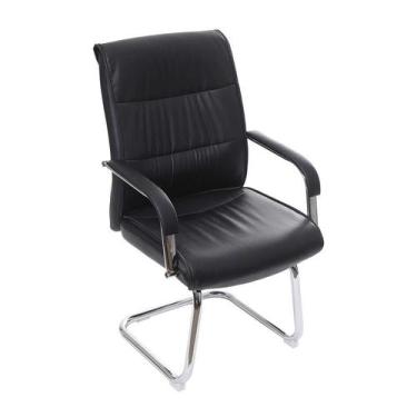 Imagem de Cadeira de Escritório Interlocutor Estocolmo Preta - Or Design