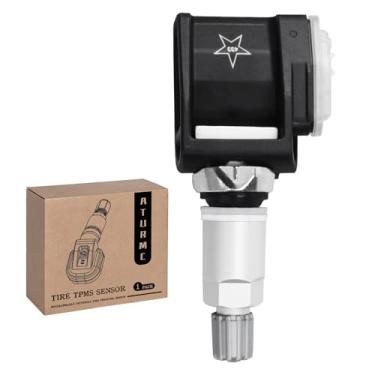 Imagem de ATURMC Sensor GM TPMS, 4 peças de sensores de sistema de monitoramento de pressão de pneu compatíveis com Buick Cadillac Chevy GMC Pontiac Saturn Hummer Saab