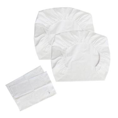 Imagem de Pacote de colchas de cama com 2 lençóis e 2 fronhas para Cobed 2 Funds