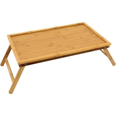 Imagem de Table Bandeja Para Cama 19X50X30Cm Bambu Natural