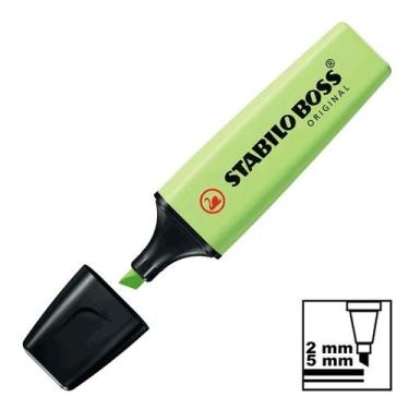 Imagem de Marca Texto Verde Limão Tons Pastel 70-133 Stabilo Boss Original