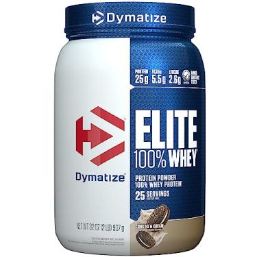 Imagem de Elite 100% Whey Protein (907G) - Sabor Cookies and Cream, Dymatize Nutrition