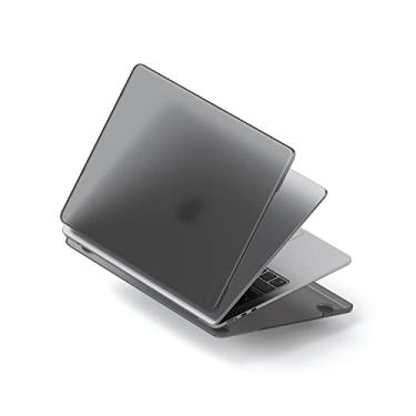 Imagem de Satechi Capa rígida ecológica compatível com MacBook Air de 13 polegadas (M2 2022, M3 2024, M4 2025), fina e leve, design compatível com Hub, escura