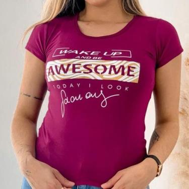 Imagem de Blusa Feminina T-Shirt Estampanda Today I Look - Gk