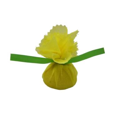 Imagem de Regency Wraps Capas de limão com fita, sacos de cunha, espremer sem sementes sobre frutos do mar, perfeito para metades ou fatias de limão, amarelo, 12 unidades