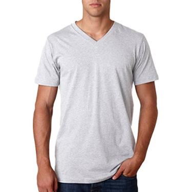 Imagem de Bella Canvas 3005 camiseta de jérsei unissex de manga curta e gola V, Ash, Large