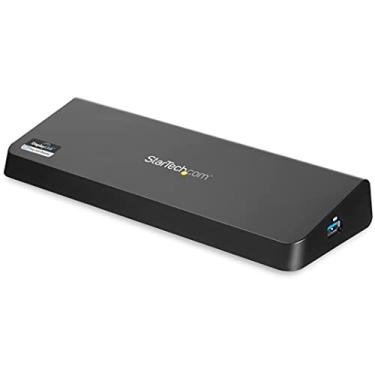Imagem de Estação de ancoragem StarTech.com USB 3.0 com HDMI e DisplayPort 4K – Estação de ancoragem universal de monitor duplo – 4 portas USB (USB3DOCKHDPC)
