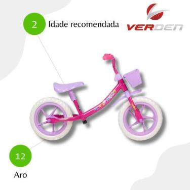 Imagem de Bicicleta Aro 12 Balance S/Pedal Verden - Rosa - Verden Bikes
