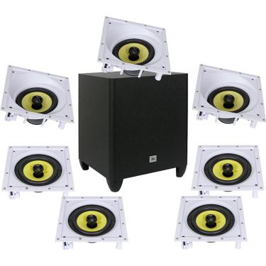 Imagem de Kit 7.1 JBL 3 cxs CI PLUS 6SA + 4cxs CI PLUS 6S + Sub CI8P