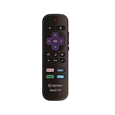 Imagem de Controle remoto de substituição Element Roku TV Smart 4K Ultra HDTV - Compatível com todas as TVs Element Roku (Netflix/Disney Plus/Hulu/Sling)