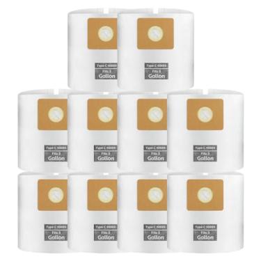 Imagem de Conjunto de 10 peças de sacos de aspirador de pó de 10 galões, ALYYDBG tipo C 90669 9066900 9066933, sacos de filtro de vácuo para todos os lados