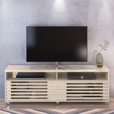 Imagem de Rack Para Tvs Até 65 Polegadas Gaspar Calacata Off-white