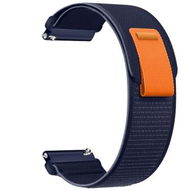 Imagem de Pulseira de nylon compatível com Samsung Galaxy Watch 6 5 Pro 4 3/Watch 4 6 Classic/Active/Gear S2 S3 Frontier, pulseira esportiva de 20 mm, 22 mm, para Galaxy Watch de 47 mm, 43 mm, 45 mm, 40 mm, 44