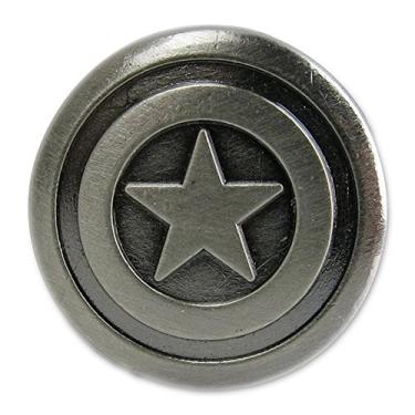 Imagem de Marvel Captain America Shield Deluxe Pewter Lapel Pin