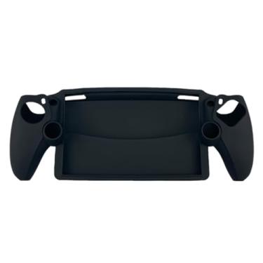 Imagem de Case Protetora Capa Skin Silicone Antiderrapante Compatível com Ps Portal Remote Player Ps5 (Preto)