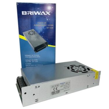 Imagem de Fonte Chaveada Colmeia Briwax 12V 30A Bivolt - BT-1230