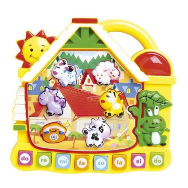 Imagem de Brinquedo Educativo Casinha Paradise Musical Animais Dm Toys