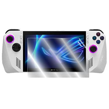 Imagem de IPG Para console de jogos Asus ROG Ally, protetor de tela de 7 polegadas, tela sensível ao toque invisível, ultra HD, película transparente antiarranhões - tela suave/autorreparável/sem bolhas para