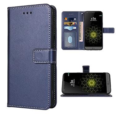 Imagem de FDCWTSH Compatível com LG G5 Capa carteira alça de pulso cordão de couro capa flip suporte suporte acessórios celular bolsa fólio capas de telefone de crédito para LGG5 SE LG5 G 5 5G mulheres homens