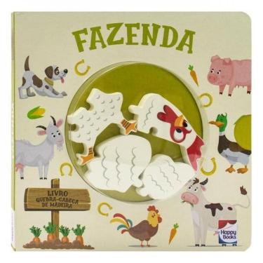 Imagem de Livro Quebra-Cabeça De Madeira: Fazenda