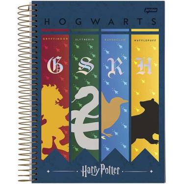 Imagem de Caderno Universitário 10 Matérias 200 Folhas Harry Potter Jandaia