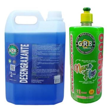 Imagem de Limpador Desengraxante 5l Shampoo 1l Concentrado Bicicleta - Gr8Sports