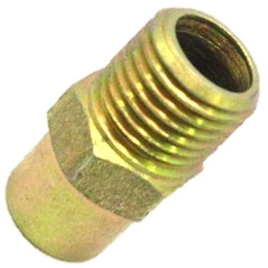 Imagem de Adaptador de Redução Luva Lubefer 1/4 Fêmea x 1/4 Rosca Macho Aço